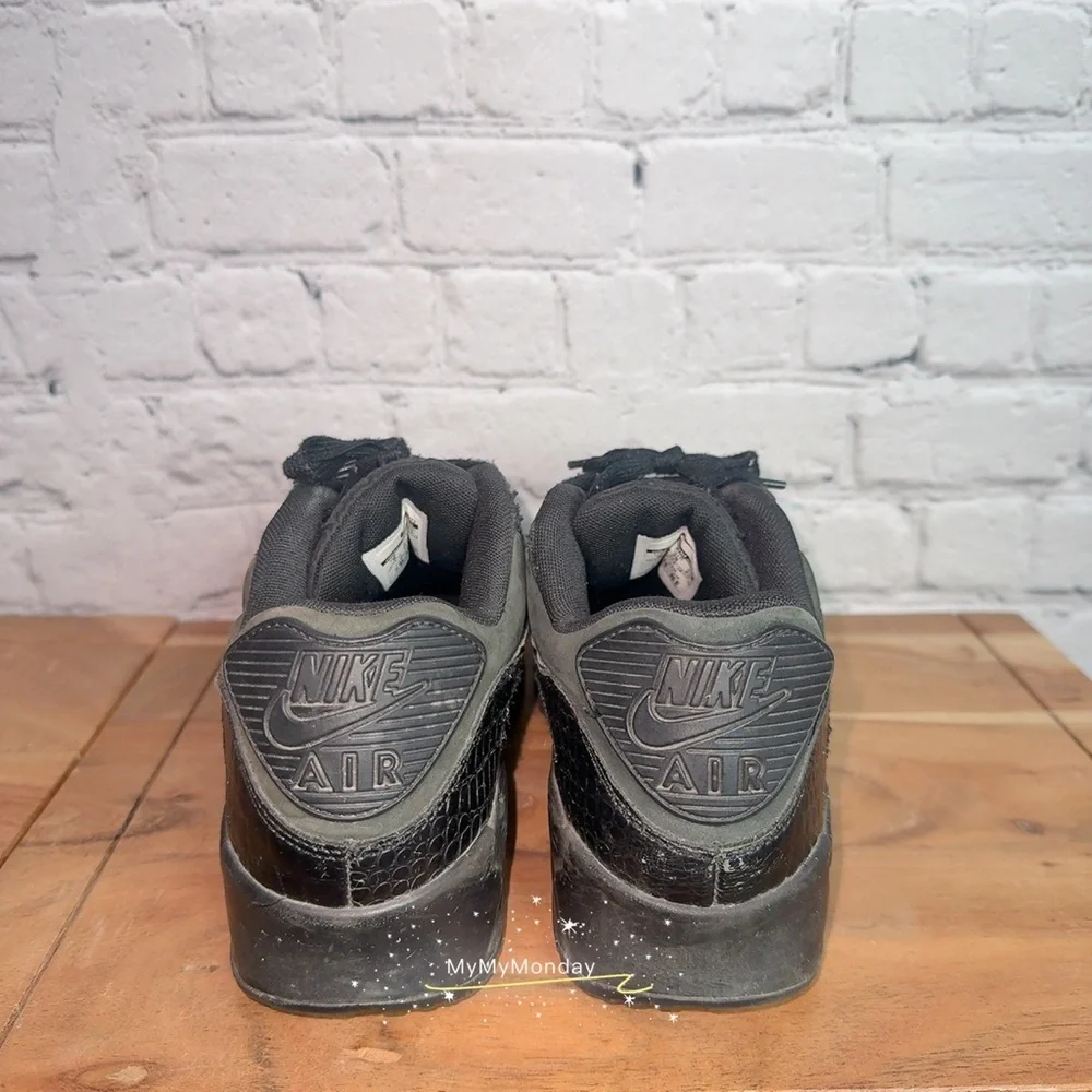 Nike Air Max Black Croc Sneakers - Picture 5 of 7